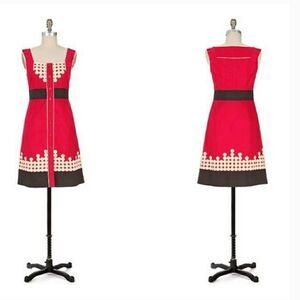 Anthropologie Floreat Sweet As Pit Button Down Fit & Flare Dress